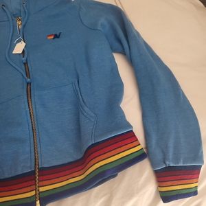 Aviator nation zip up hoodie